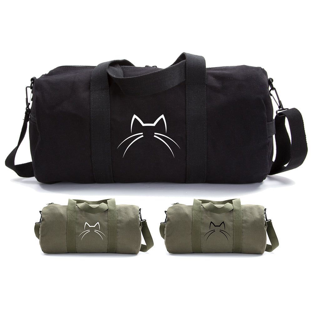 Cute Grey Cats Kitten Duffel Bag, Cat Animal Cute Sports Tote Gym Bag with  Wet Pocket & Shoes Compartment Carry On Luggage Bag Weekender Overnight Bag