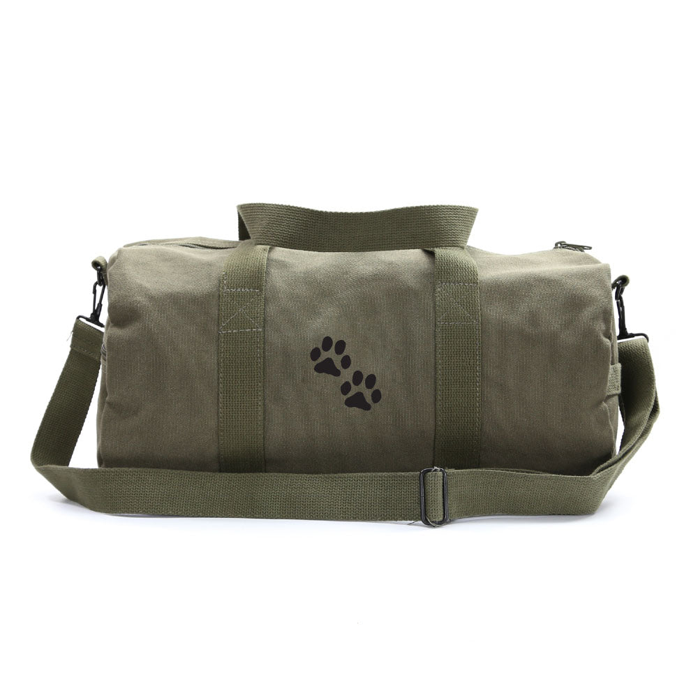 Cute Puppy Dog Paws Print Duffle Bag Sports Gym Duffel Tote – Crazy Baby Clothing
