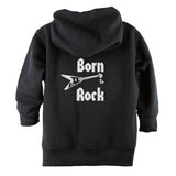 Born to Rock Front Zipper Baby Hoodie