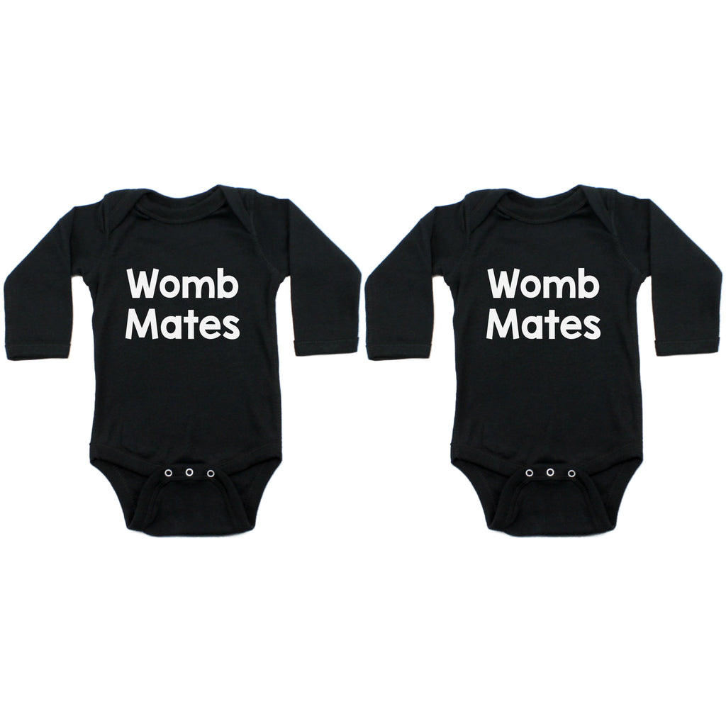 Twin Set Womb Mates Sleeve Infant Bodysuit