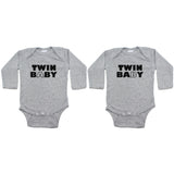 Twin Set Twin Baby Sleeve Infant Bodysuit