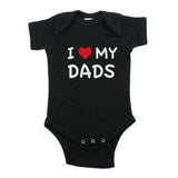 Father's Day I Love My Dads Short Sleeve Infant Bodysuit