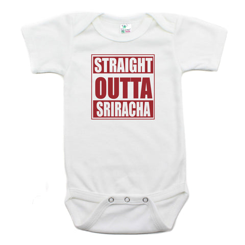 Straight Outta Sriracha Short Sleeve Bodysuit
