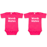 Twin Set Womb Mates Short Sleeve Infant Bodysuit