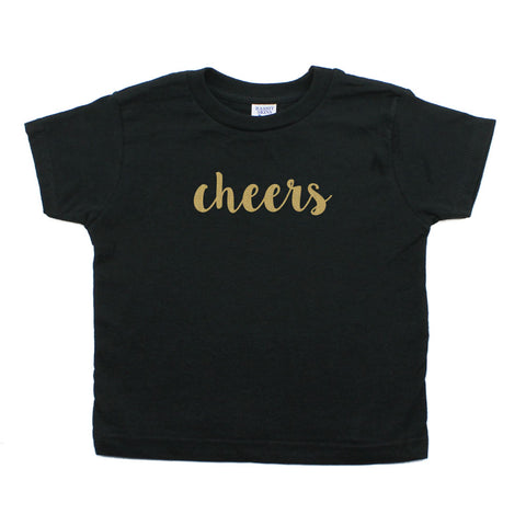 New Years Cheers Toddler Short Sleeve 100% Cotton T-Shirt