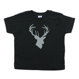 Crazy Baby ClothingDeer Head Hunting Buck Toddler Short Sleeve Cotton T-Shirt