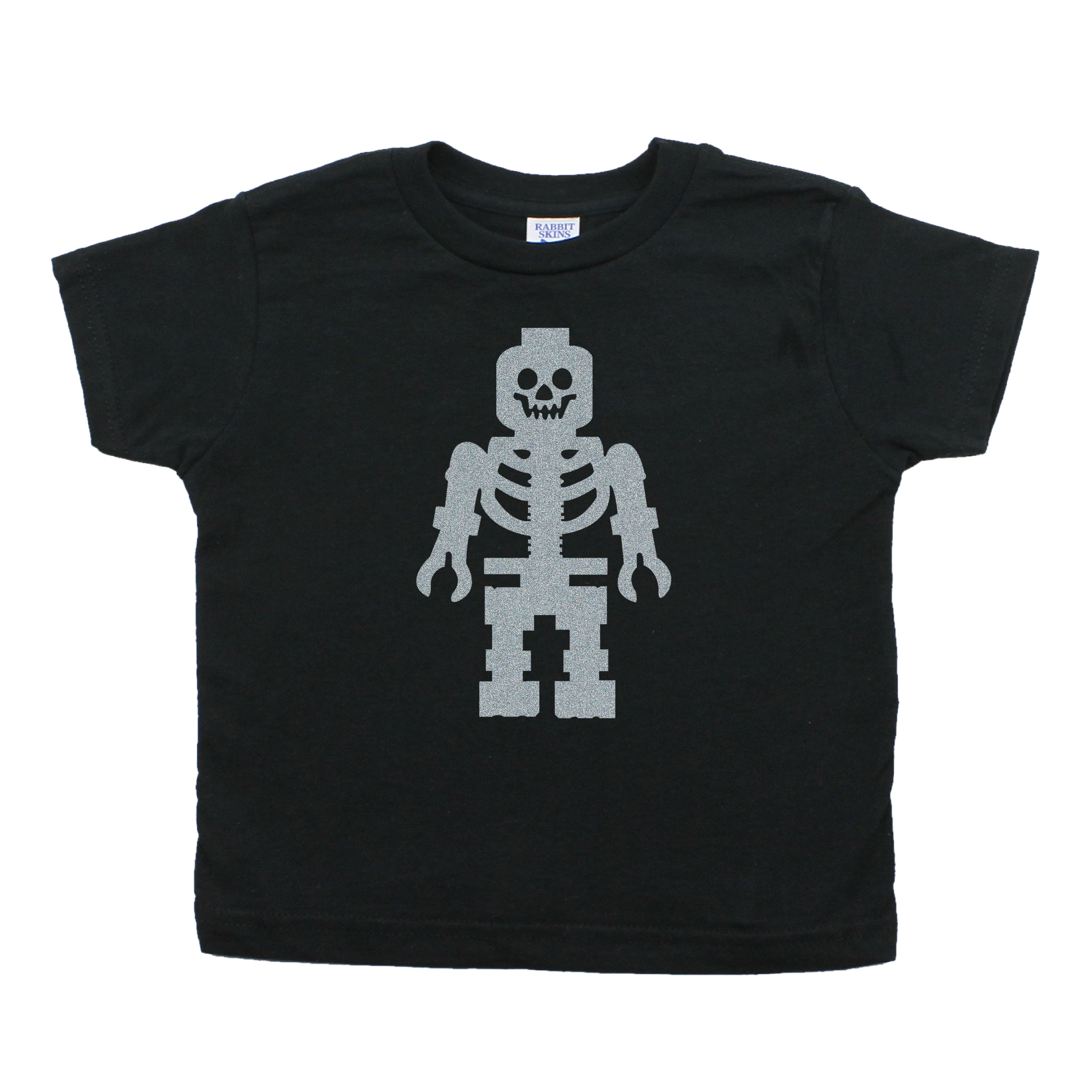 Lego Skeleton Toddler Short Sleeve T-Shirt – Crazy Baby
