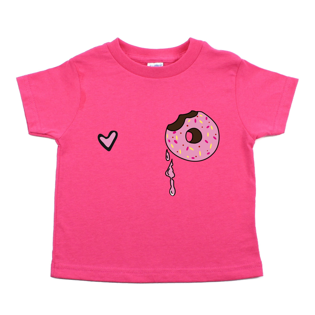 I Love Donut SPK Toddler Short Sleeve 100% Cotton T-Shirt