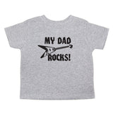 Father's Day My Dad Rocks! Guitar Toddler Short Sleeve T-Shirt