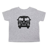 Flower Power Hippie Mini Bus Toddler Short Sleeve T-Shirt