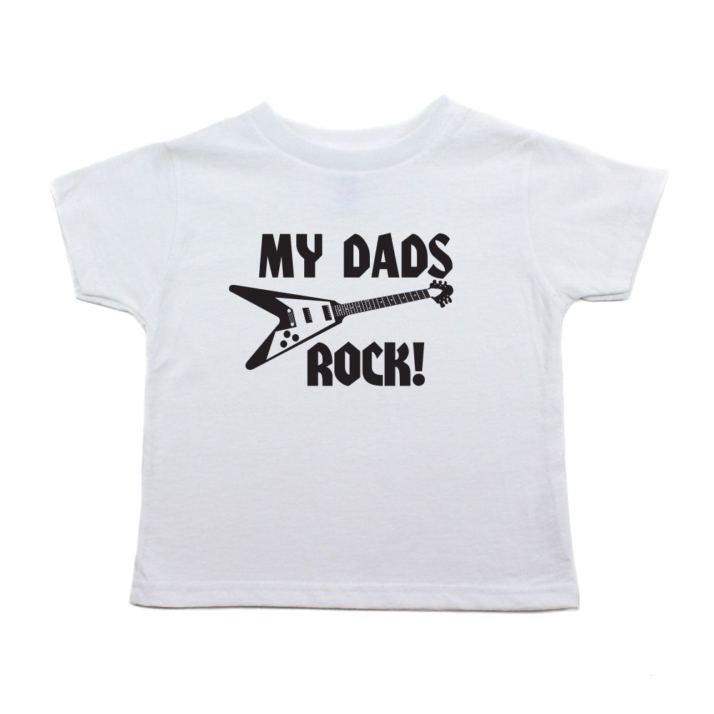 Father's Day My Dads Rock! Guitar Toddler Short Sleeve T-Shirt