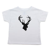 Crazy Baby ClothingDeer Head Hunting Buck Toddler Short Sleeve Cotton T-Shirt