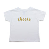 New Years Cheers Toddler Short Sleeve 100% Cotton T-Shirt