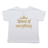 Queen of Everything Toddler Short Sleeve 100% Cotton T-Shirt