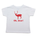 Christmas Oh Dear Toddler Short Sleeve T-Shirt