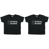 Milk Drinking Buddies Twin Set Toddler Short Sleeve T-Shirt