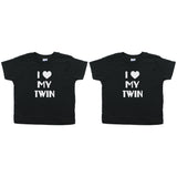 Twin Set I Love My Twin Toddler Short Sleeve T-Shirt