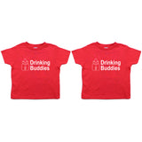 Milk Drinking Buddies Twin Set Toddler Short Sleeve T-Shirt