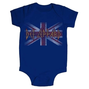 Def Leppard Union Flag Baby Bodysuit