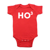 Christmas Ho Ho Ho Winter Short Sleeve Infant Bodysuit