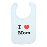 I Heart Love Mom Newborn Baby Soft Cotton Bib