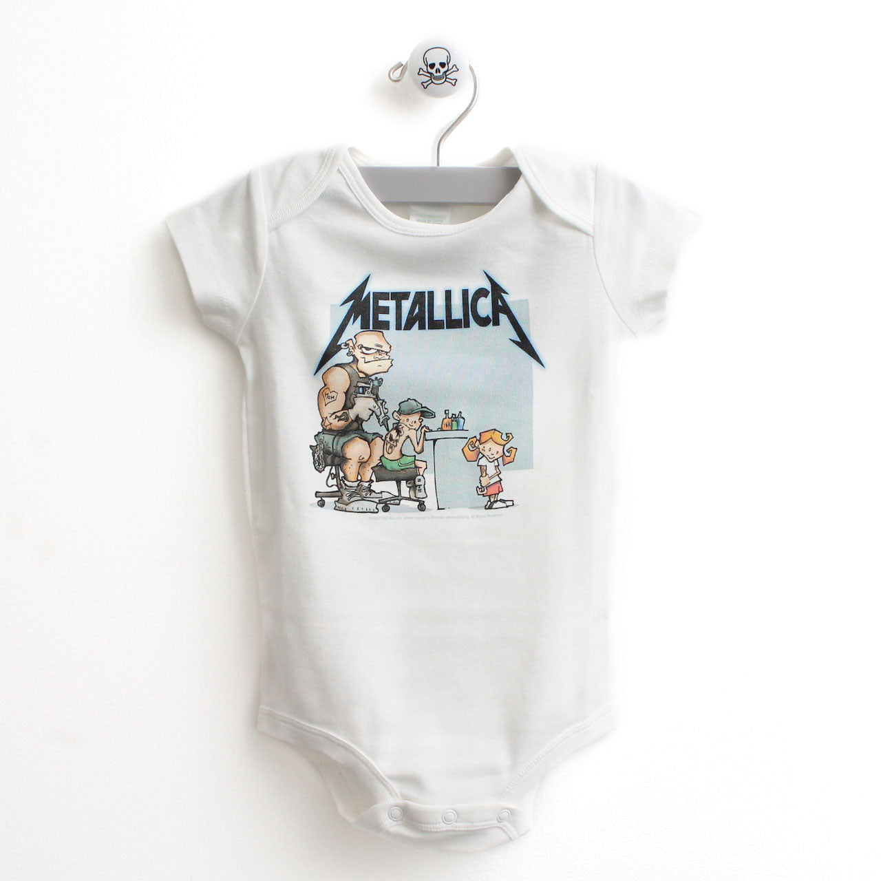 varemærke analog bliver nervøs Metallica Tattoo Baby Bodysuit, 18 Months – Crazy Baby Clothing
