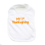 Thanksgiving My First Thanksgiving Soft Cotton Infant Bib