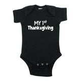 Thanksgiving My First Thanksgiving Short Sleeve Infant Bodysuit