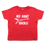 My Aunt Rocks Toddler Short Sleeve T-Shirt