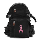 Breast Cancer Awareness Army Sport Canvas Mini Backpack Bag Pink Ribbon
