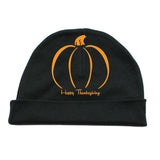 Thanksgiving Pumpkin Infant Baby 100% Cotton Knit Beanie Cap Hat