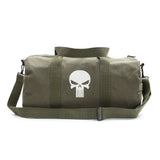 Canvas Shoulder Duffel Bag-Sports Duffle The Punisher Skull