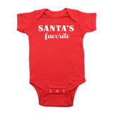 Christmas Santa's Favorite Winter Short Sleeve Infant Bodysuit