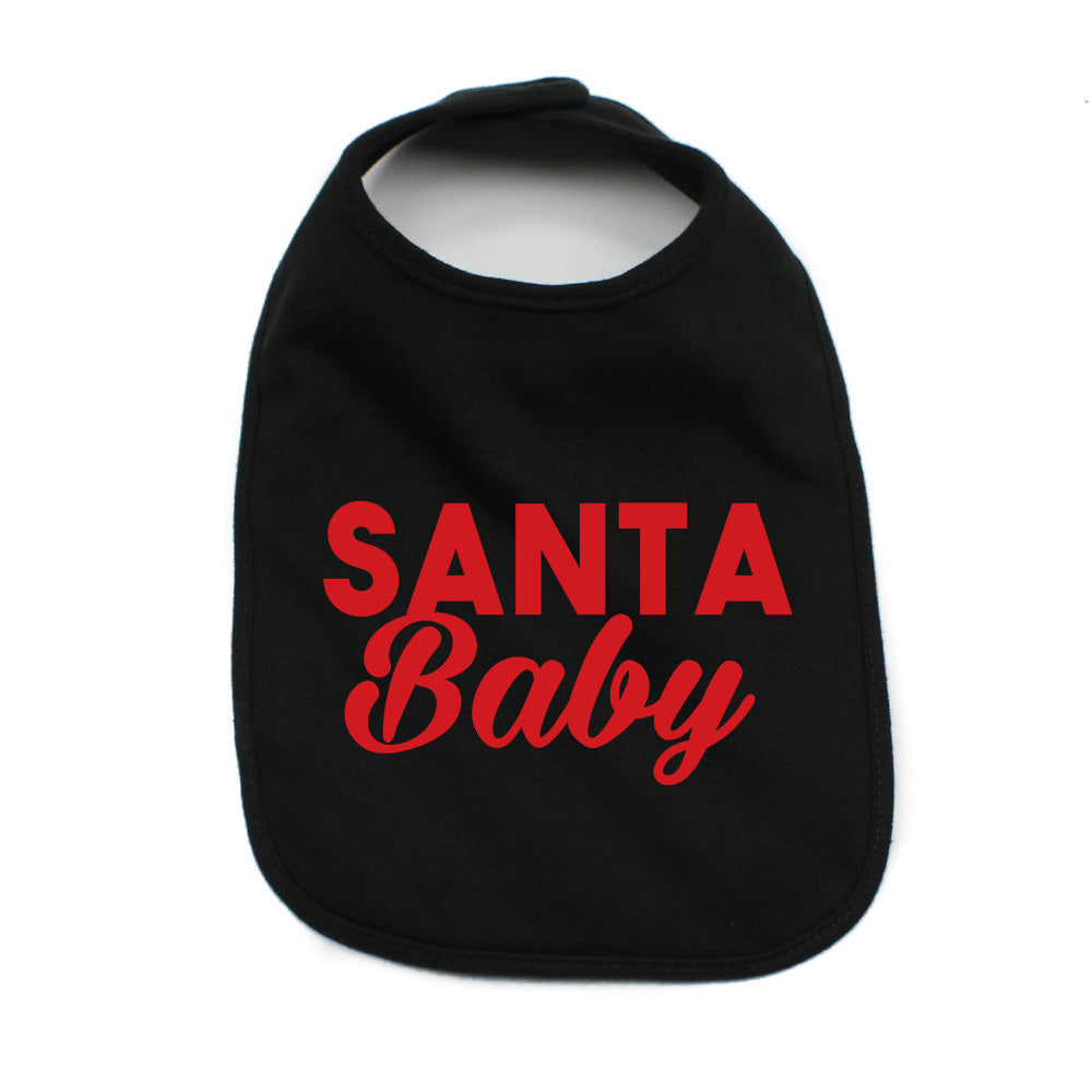 Christmas Santa Baby Star Soft Cotton Infant Bib