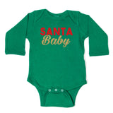 Christmas Santa Baby Long Sleeve Infant Bodysuit