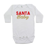 Christmas Santa Baby Long Sleeve Infant Bodysuit