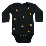 Christmas Nine Small Stars Long Sleeve Infant Bodysuit