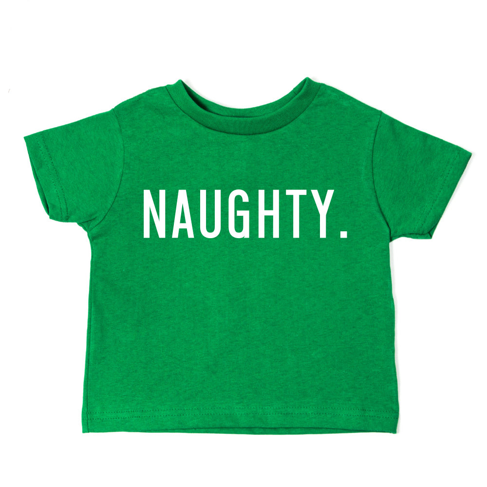 Christmas Naughty & Nice Toddler Short Sleeve T-Shirts