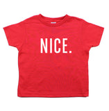 Christmas Naughty & Nice Toddler Short Sleeve T-Shirts