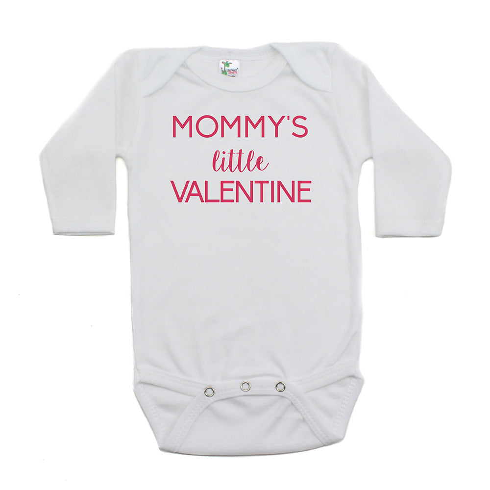 Valentine's Day Mommy's Little Valentine Long Sleeve Infant Bodysuit