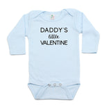 Valentine's Day Daddy's Little Valentine Long Sleeve Infant Bodysuit