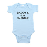 Valentine's Day Daddy's Little Valentine Short Sleeve Infant Bodysuit