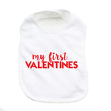 Valentine's Day My First Valentines Soft Cotton Infant Bib