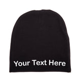 Custom Add Your Name Infant Baby 100% Cotton Knit Beanie Cap Hat